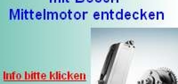 Bosch Ebike Antrieb